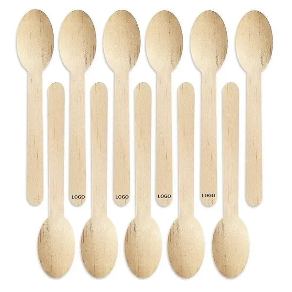Disposable Wood Cutlery Spoons