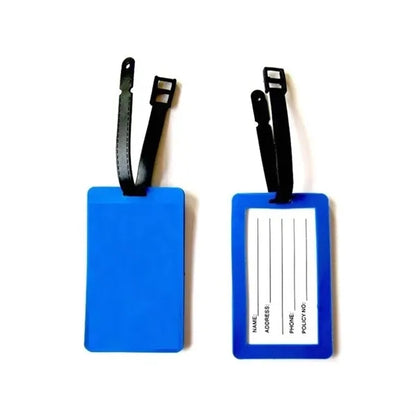 PVC Soft Rubber Embossed Luggage Tag