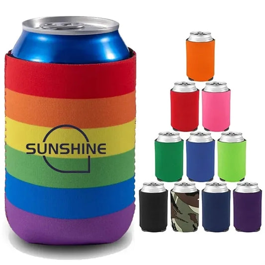 Rainbow Can Cooler Sleeve