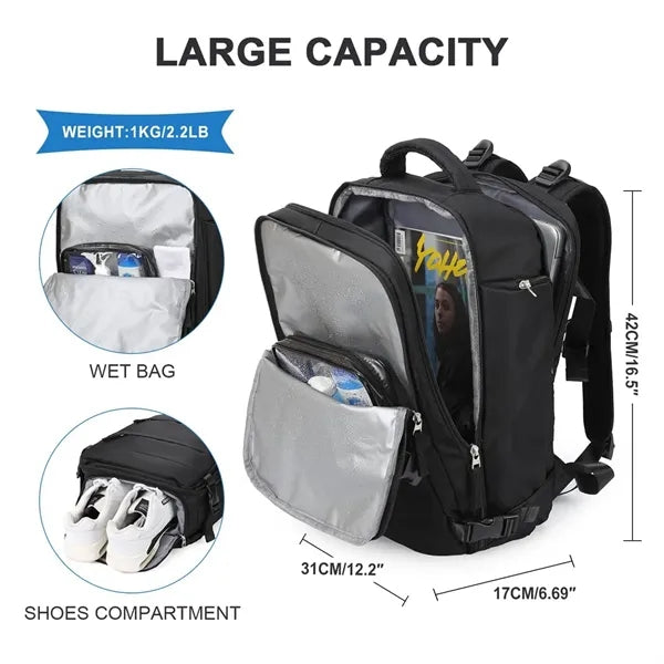 Waterproof Large Travel Backpack