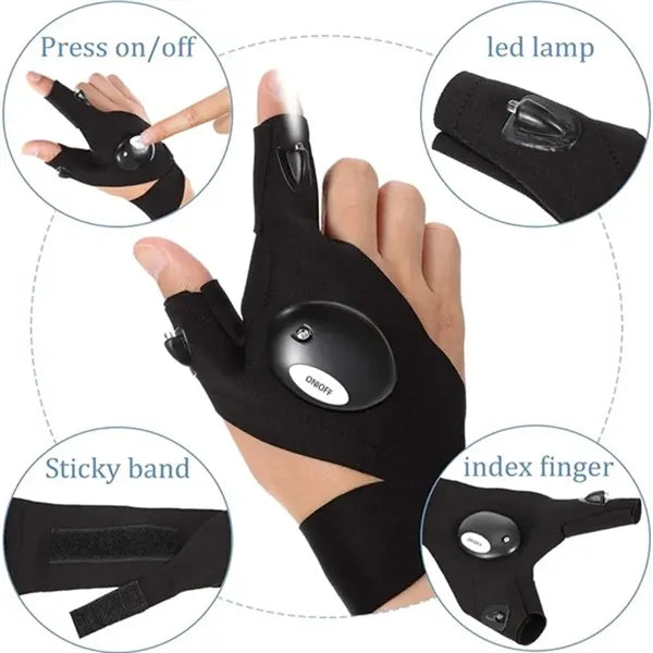 LED Flashlight Multipurpose Glove