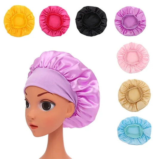 Kids Satin Bonnet Night Sleep Caps