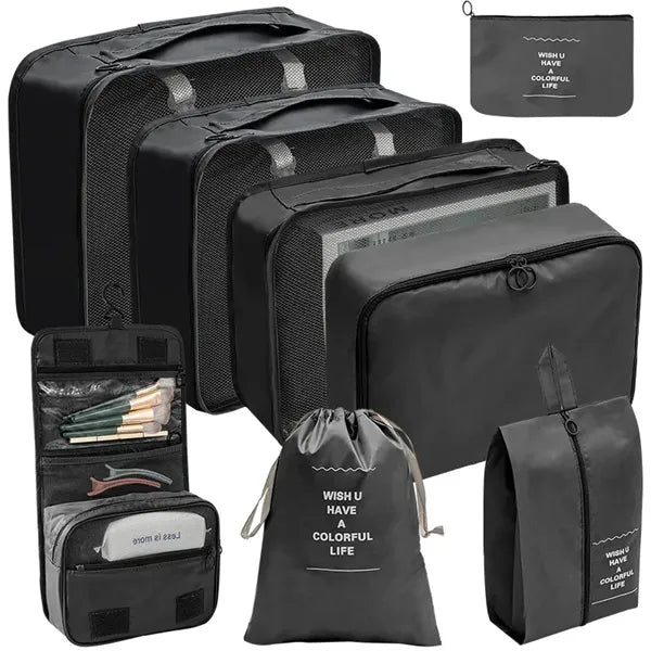8 PCS Travel Luggage Organiser Set