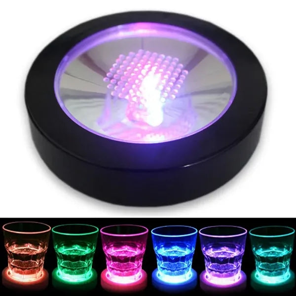 USB Rechargeable Light Up Coasters