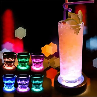 USB Rechargeable Light Up Coasters