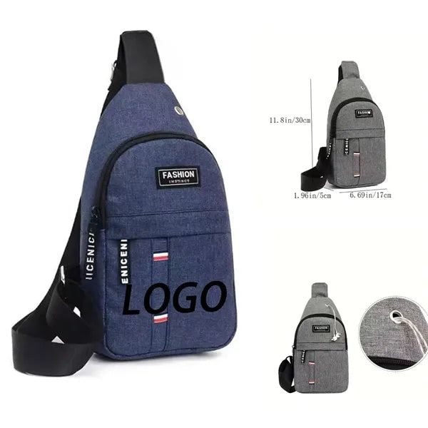 Custom Logo Sling Backpack for men