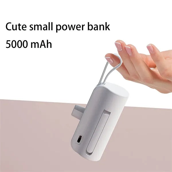 Upgraded Small Fast Charging Power Bank with Flashlight