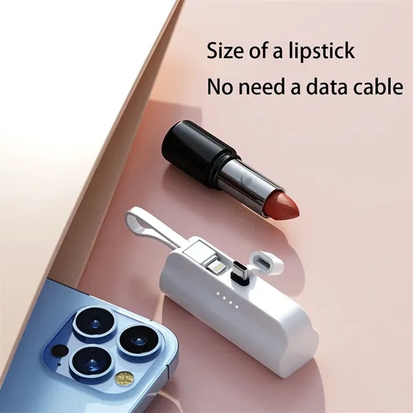 Upgraded Small Fast Charging Power Bank with Flashlight