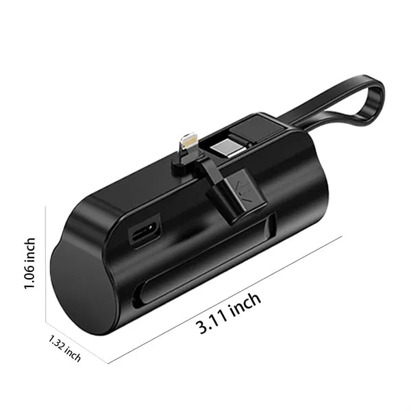 Upgraded Small Fast Charging Power Bank with Flashlight