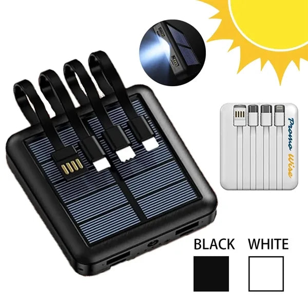 10000mAh Solar Power Bank Extra Small Eco Charger
