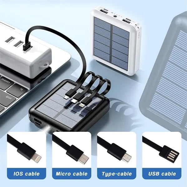 10000mAh Solar Power Bank Extra Small Eco Charger