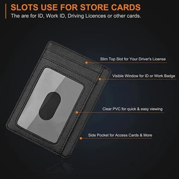 Slim RFID Blocking Leather Wallets