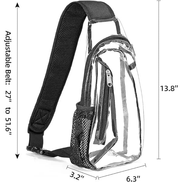 Stadium Approved Clear Sling Bag