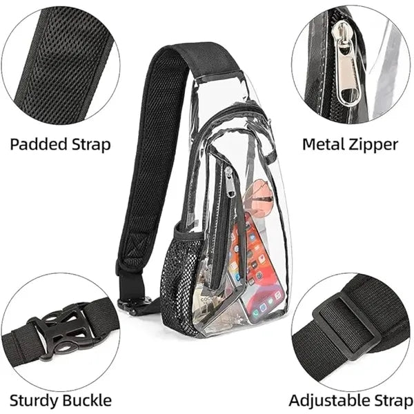 Stadium Approved Clear Sling Bag