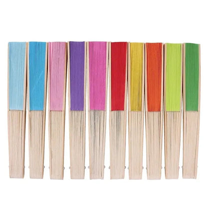Foldable Chinese Bamboo Paper fan