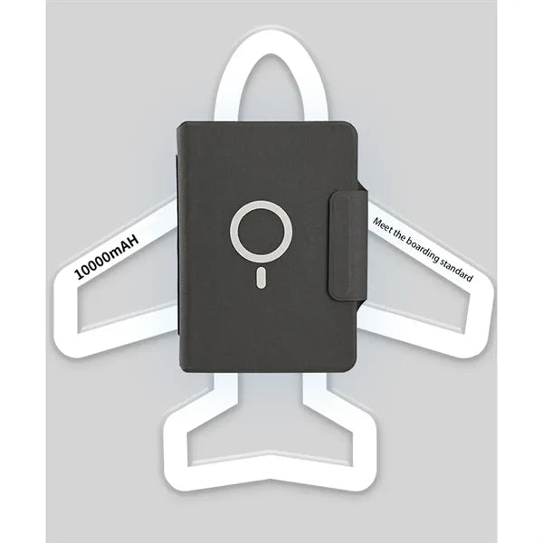 10000mAh Power Bank Padfolio with 32G USB Driver