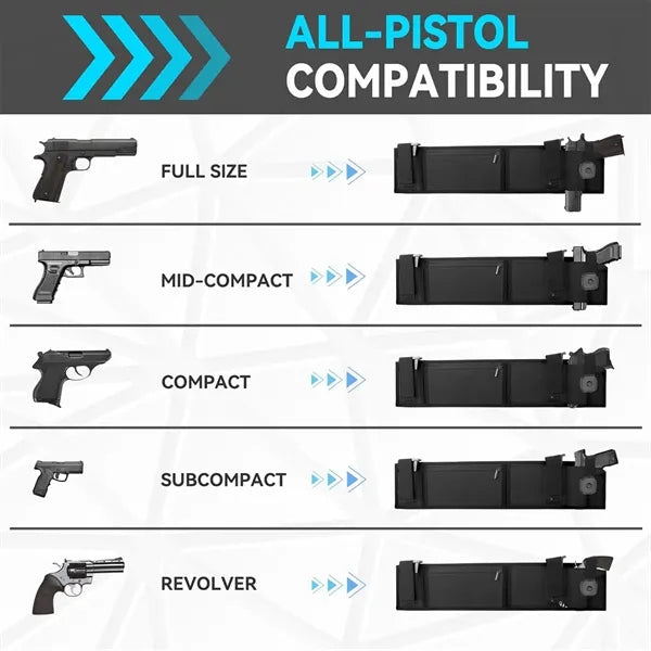 Breathable Sports Belly Band Holster for Concealed Carry Gun