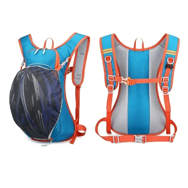 Two-way Zipper Sports Backpack with Hydration Bladder