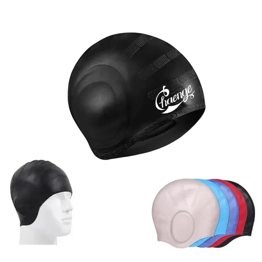 Unisex Swim Caps With 3D Ear Protection