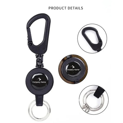 Heavy-Duty Retractable Key Chain