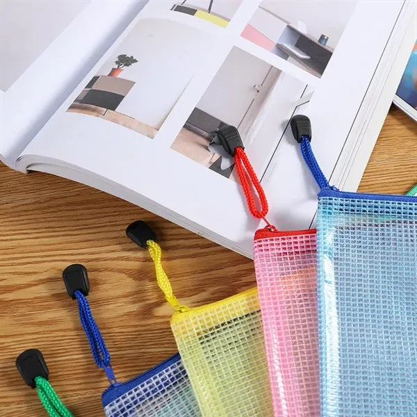 A4 Mesh Zipper Pouch