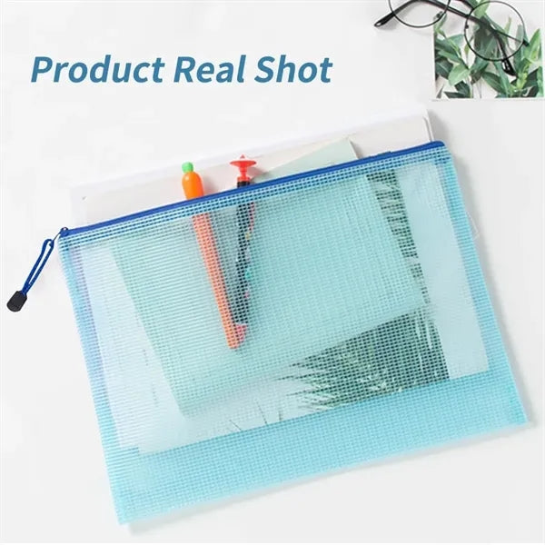 A4 Mesh Zipper Pouch