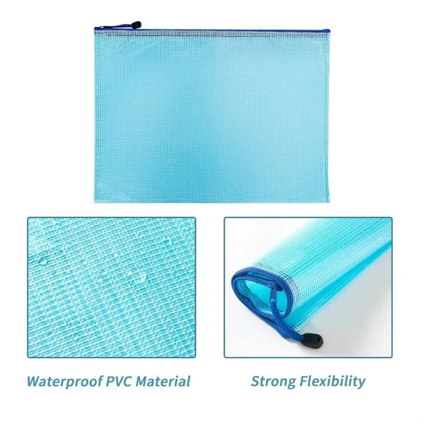 A4 Mesh Zipper Pouch