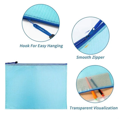 A4 Mesh Zipper Pouch