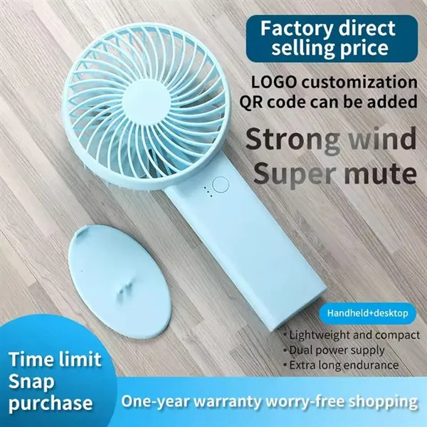 Handheld Mini Desktop Fan Portable Mountaineering Outdoor