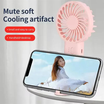 Handheld Mini Desktop Fan Portable Mountaineering Outdoor