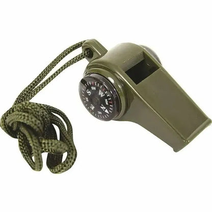 3 in 1 Whistle with Compass Thermometer