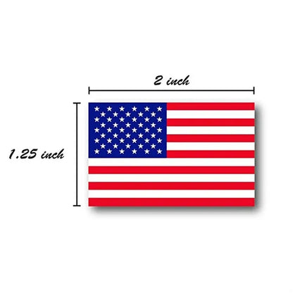 Customized 250pcs American Flag Patriotic Sticker Roll