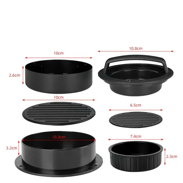 Different Size Burger Mold Hamburger Press Patty Maker