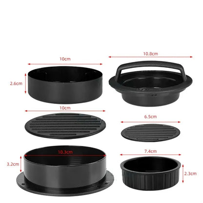 Different Size Burger Mold Hamburger Press Patty Maker