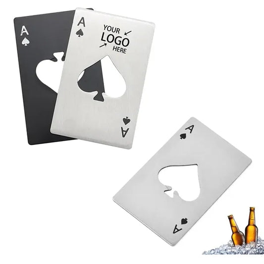 Ace of Spades Card Bottle Opener