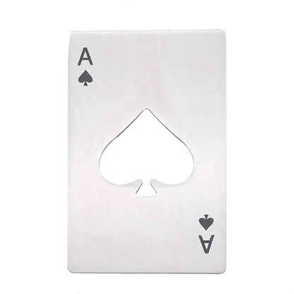 Ace of Spades Card Bottle Opener