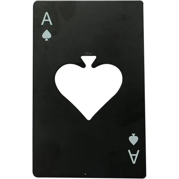 Ace of Spades Card Bottle Opener
