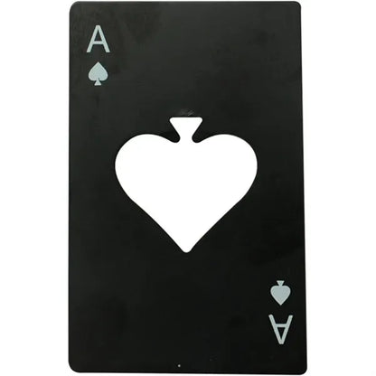 Ace of Spades Card Bottle Opener
