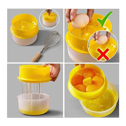 Large Egg Yolk White Separator With Collecting Base