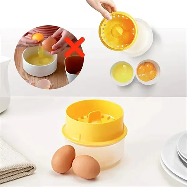 Large Egg Yolk White Separator With Collecting Base