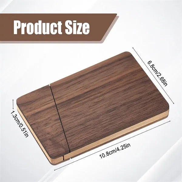 Wooden Business Card Holder
