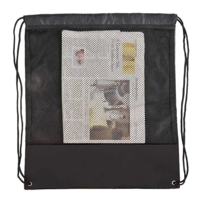 Drawstring Poly-Mesh Bag
