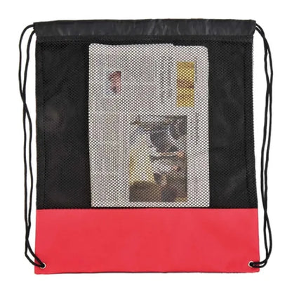 Drawstring Poly-Mesh Bag