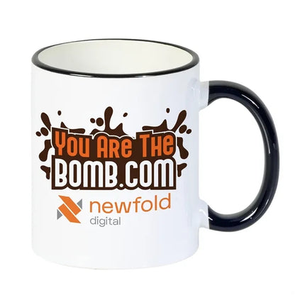 11 oz Color Handle Mug