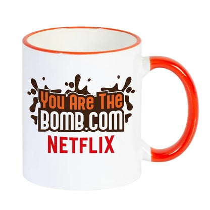 11 oz Color Handle Mug