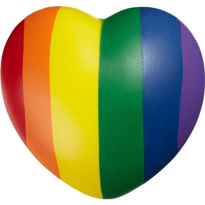 2.8In Heart Stress Reliever Rainbow Ball