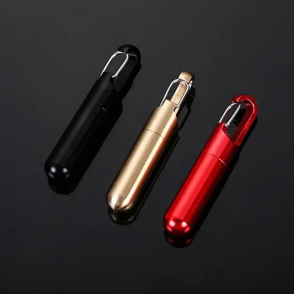 Pill Bottle Keychain Container 2.52*0.59In