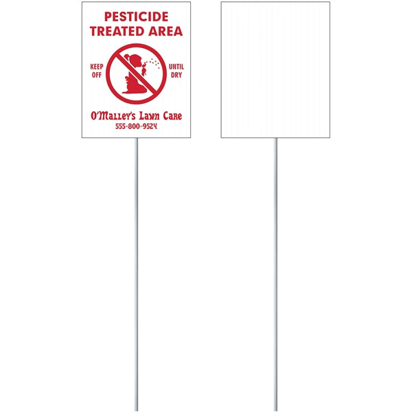 5" x 4" Corrugated Value Posting Signs - One Sided Print
