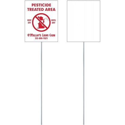 5" x 4" Corrugated Value Posting Signs - One Sided Print
