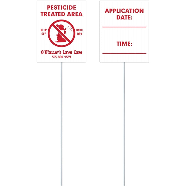 Corrugated Value Posting Signs - Two Sided Print
